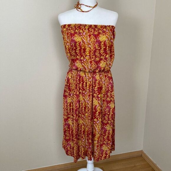 Nieves Lavi Silky Strapless Dress ESTIMATED SIZE‎ XXS - Picture 1 of 9